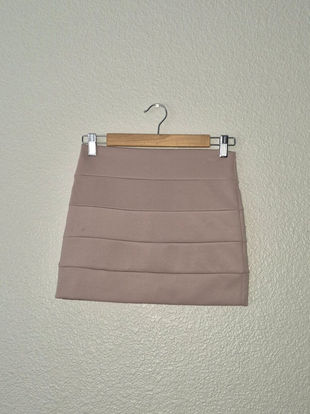 Love Culture Womens Light Pink Pencil Short Skirt Size: Small